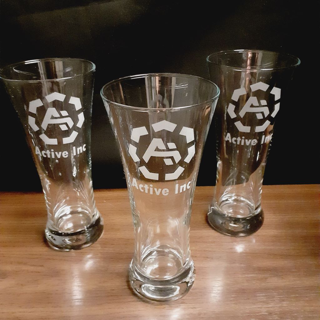 Sablage logo verre Toulouse Gravure-personnalisée Plaisance-du-Touch