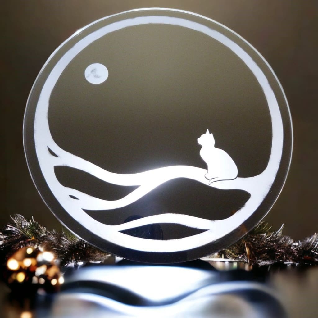 miroir sablé chat verreetmerveilles.fr
verre et merveilles