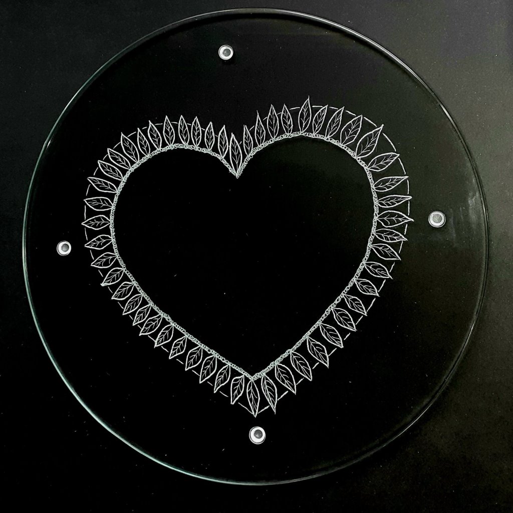 graveuse sur verre plaisance du touch  dessous de plat Colomiers