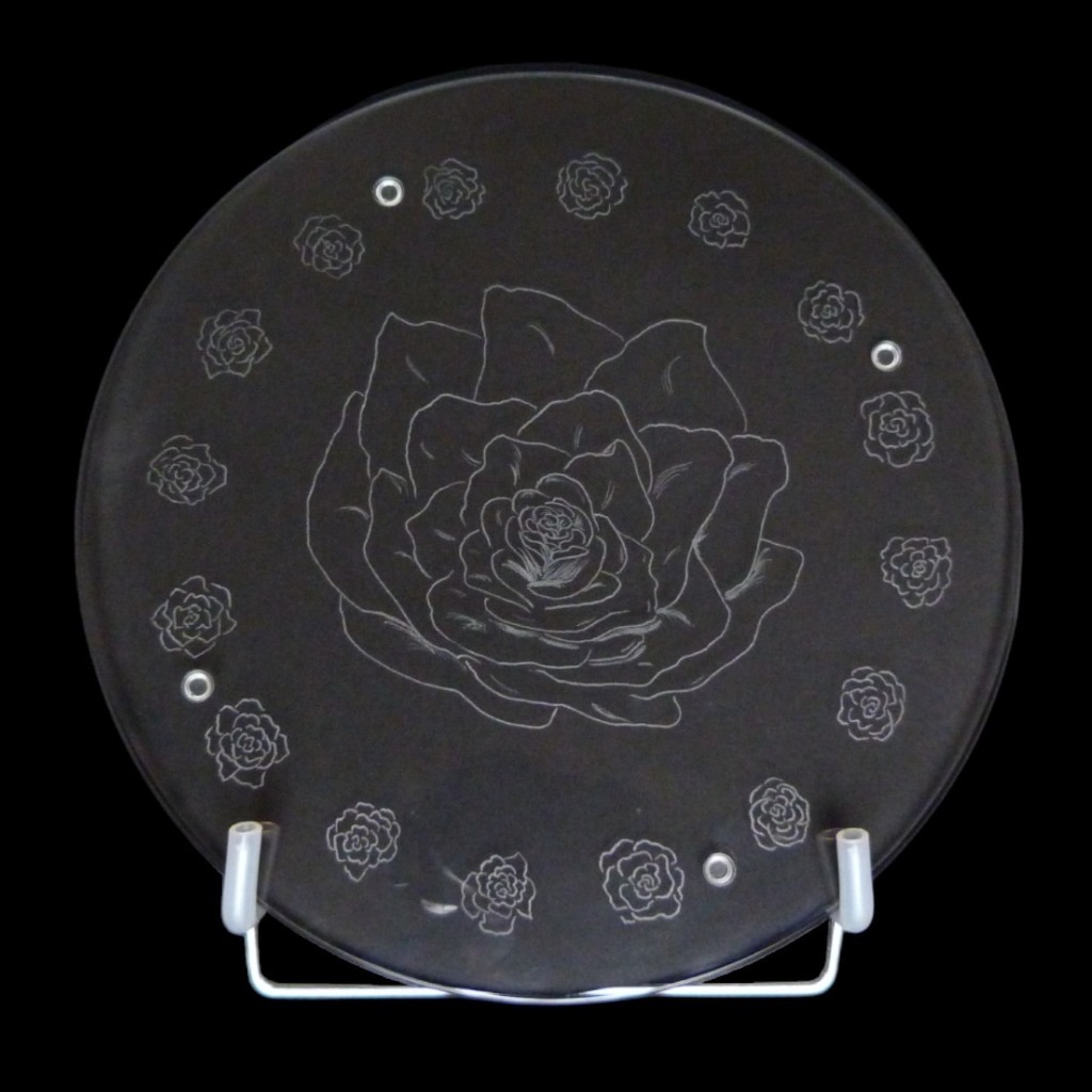 dessous de plat en verre trempé gravure Toulouse Colomiers Rodez