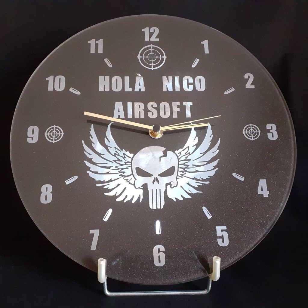 verre horloge balle "tête de mort" "Holà Nico Airsoft" toulouse Colomiers Rodez