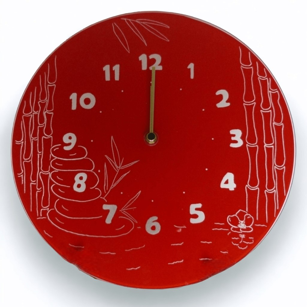 jardin japonais verre gravure rouge toulouse Colomiers rodez