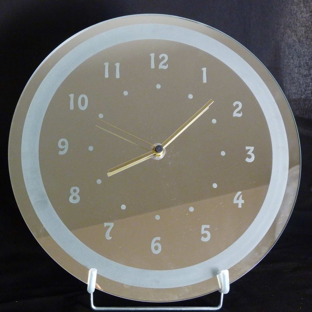 horloge miroir sablé verre toulouse Colomiers rodez