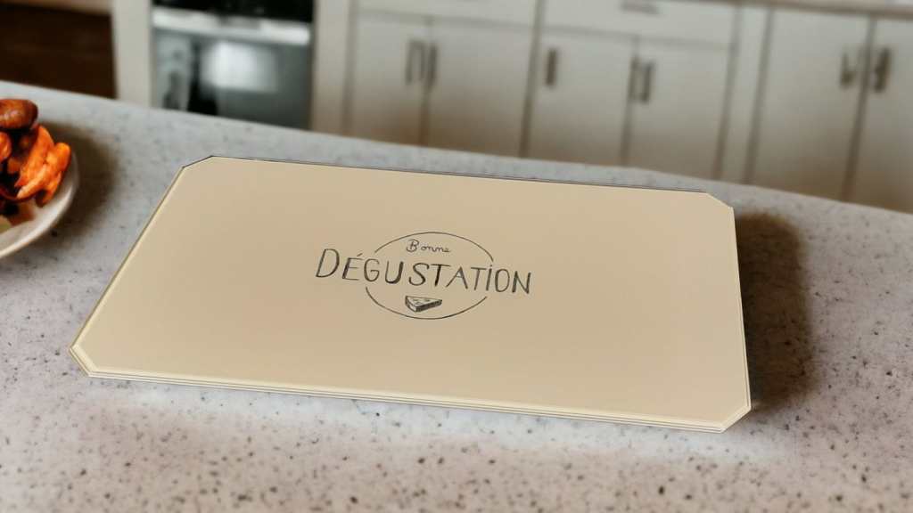 Plateau en verre pour Tapas fromage