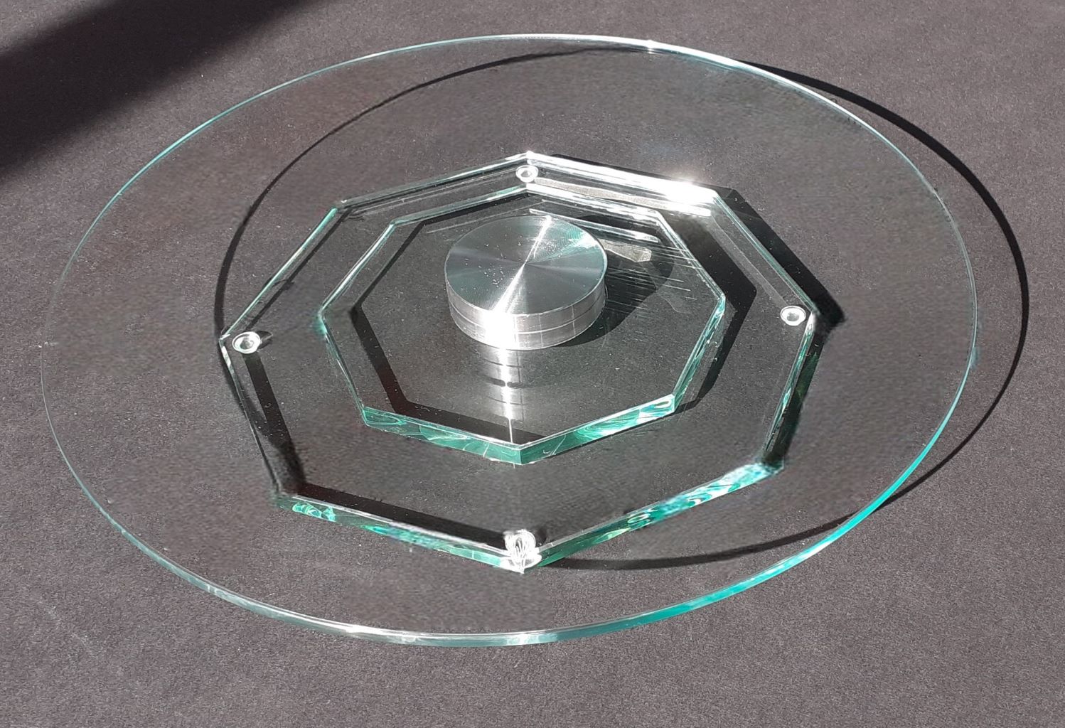 Plateau Tournant en verre Tapas fromage