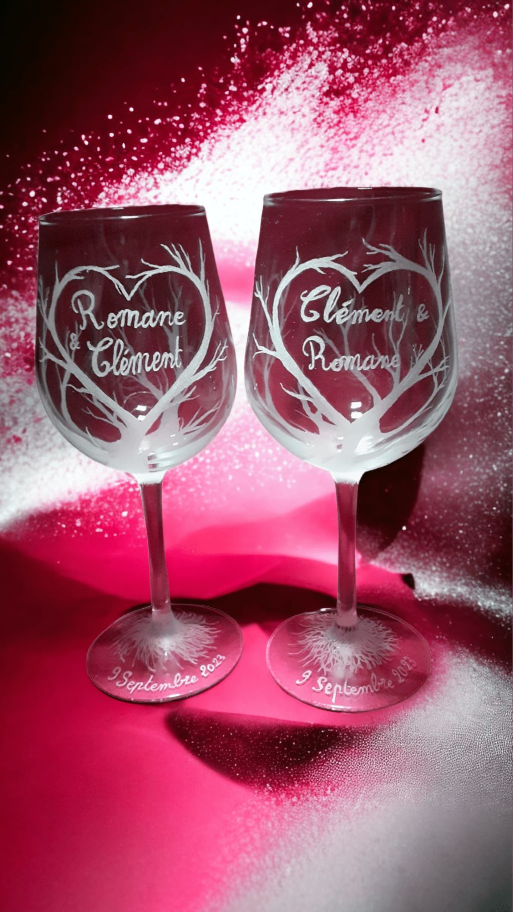 arbre de vie gravure sur verre